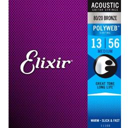 Elixir 13-56 Acoustic Polyweb 80/20