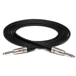Hosa Pro Balanced Interconnect, REAN 1/4 in TRS to Same, 1.5 ft